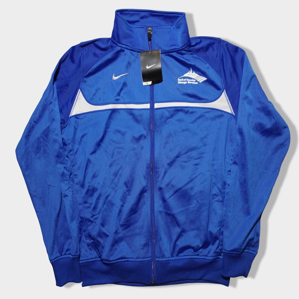 Nike American Airlines Track Jacket B of A Chicago Marathon Blue Men’s Small NWT